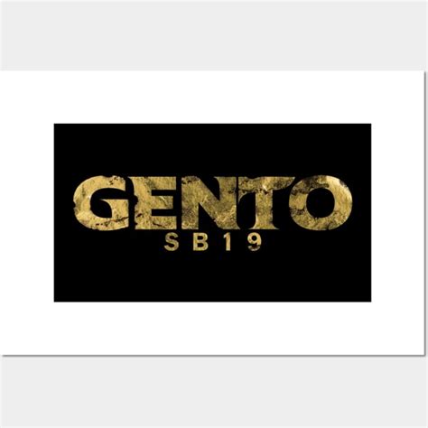 SB19 GENTO LOGO - Sb19 Gento Logo - Posters and Art Prints | TeePublic