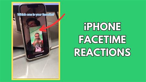 Try These FaceTime Reactions In iOS 17 - YouTube