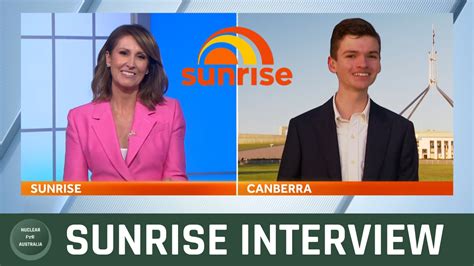 Nuclear for Australia’s first interview on Channel 7's Sunrise