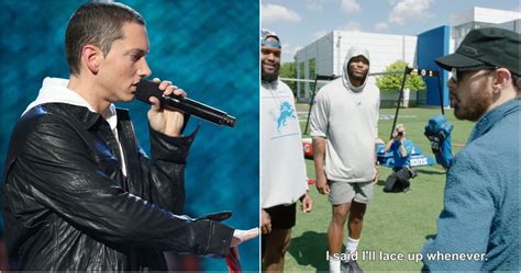 Eminem makes an interesting proposition to Detroit Lions players on ...