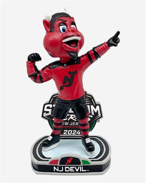 NJ Devil New Jersey Devils 2024 Stadium Series Mascot Bobblehead FOCO