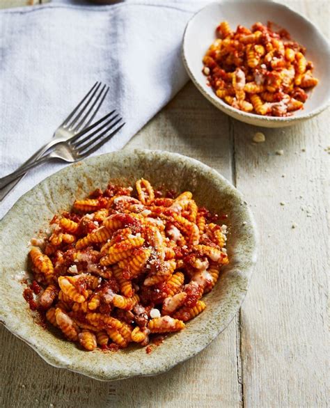 MALLOREDDUS 😍 They are back on next week's menu... yippee! Smothered in Sausage Ragù, Pecorino ...