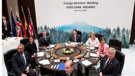 G7 Foreign Ministers In Japan Highlight Importance Of Cooperating With ...