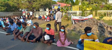 Protests erupt in Jaffna as tensions in Palk Strait boil over | Tamil Guardian