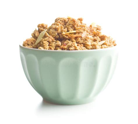 The Granola Breakfast Cereals. Stock Photo - Image of breakfast, cornflakes: 110484442