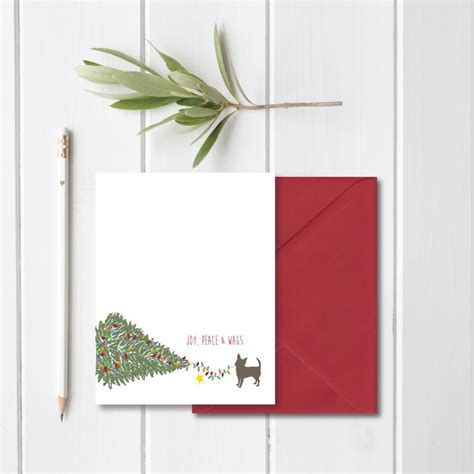 Christmas Cards Holiday Cards Dog Dogs Dog Christmas - Etsy