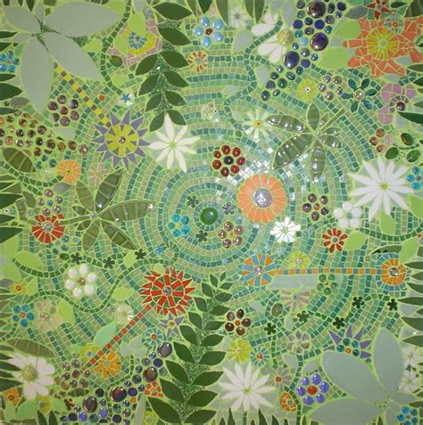 Garden Mural, Mosaic Art, Gaia, Flora, Quilts, Gallery, Artwork ...