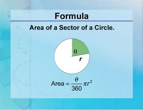 Area Of A Circle And Sector