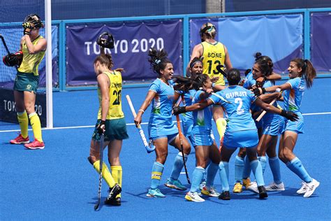 the Indian women's hockey team etched its name in the history books by ...