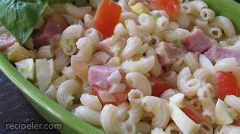 Macaroni, Pineapple, and Ham Salad