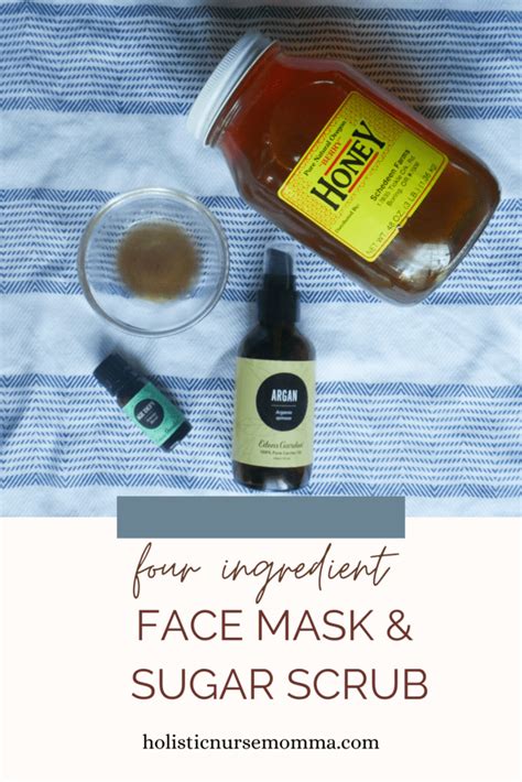 How to Make Sugar Scrub For Face - Holistic Nurse Momma