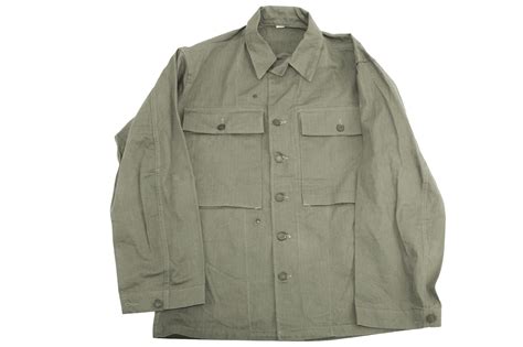 WWII US Army Infantry Dark Shade HBT Combat Field Jacket, 52% OFF