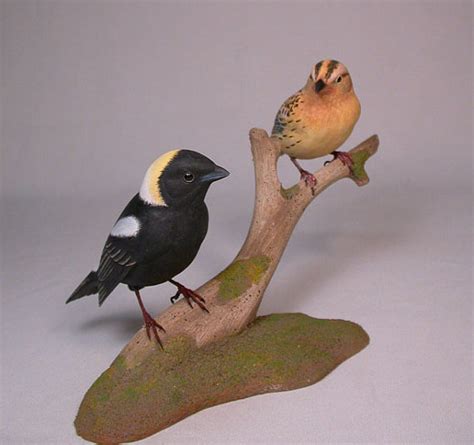 Bobolink Pair Male and Female – Birdhug Studio