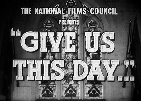 Give Us This Day (Short 1943) - IMDb