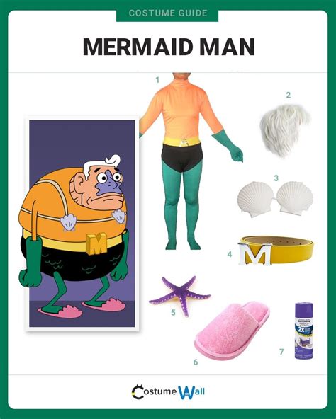 Dress Like Mermaid Man Costume | Halloween and Cosplay Guides