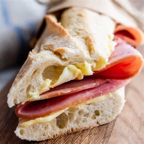 Jambon-Beurre Sandwich - Pinch and Swirl