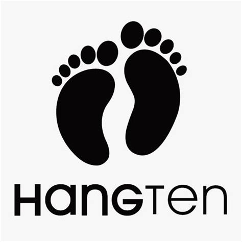 Hang ten Logos