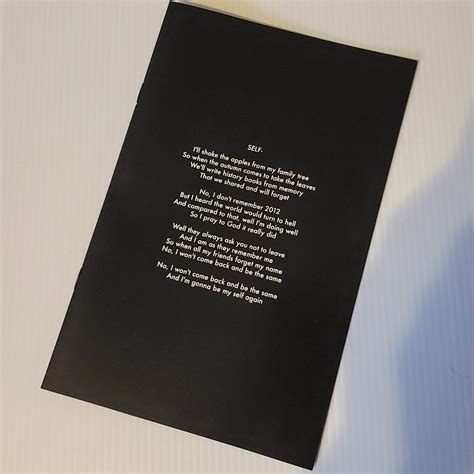 SELF-iSH - Lyric Booklet | Will Wood