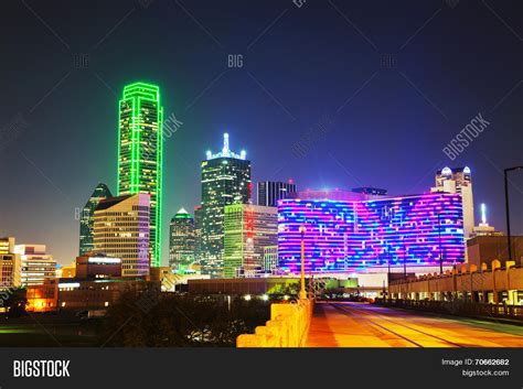 Dallas Cityscape Night Image & Photo (Free Trial) | Bigstock