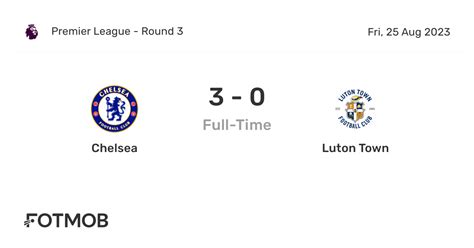 Chelsea vs Luton Town - live score, predicted lineups and H2H stats.