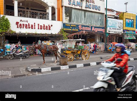 View of Malioboro Street. Yogyakarta, Java, Indonesia Stock Photo - Alamy