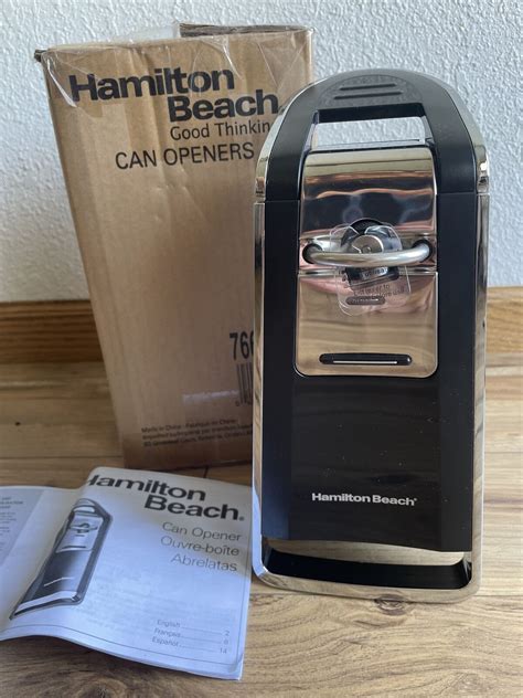 Hamilton Beach (76606ZA) Smooth Touch Electric Automatic Can Opener ...