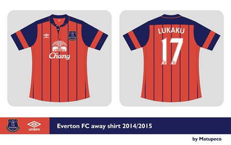 Everton FC away kit Umbro 2014/2015 - Prediction