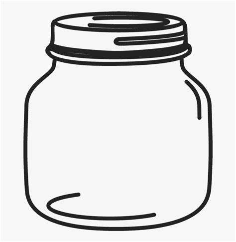 Empty Jar Png Image - Mason Jar Clipart Png, Transparent Png , Transparent Png Image - PNGitem