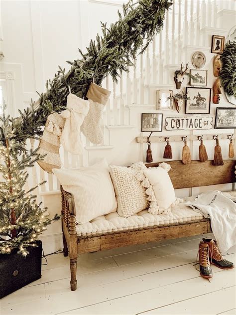 Staircase Decor Ideas For Christmas | Shelly Lighting