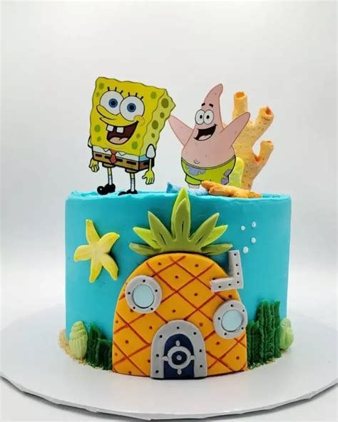 15 Cool & Quirky Spongebob Cake Ideas & Designs | Spongebob birthday ...