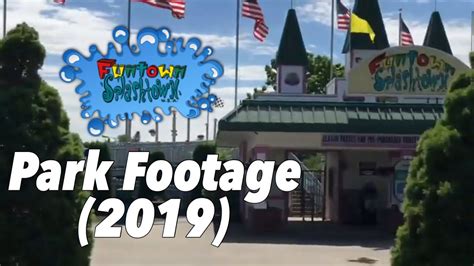 Funtown Splashtown U.S.A. Park Footage (2019) - YouTube