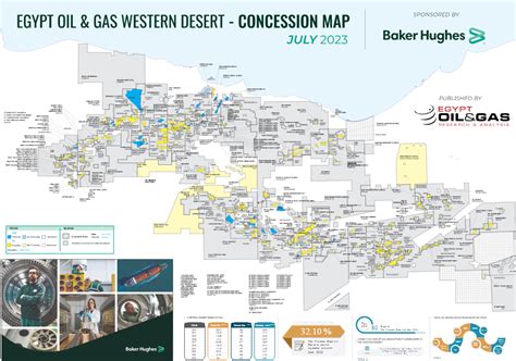 Egypt Oil and Gas Western Desert Concession Map July 2023 | Egypt Oil & Gas