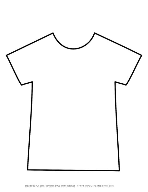 Encourage Creativity and Learning with a Printable T-shirt Outline Template