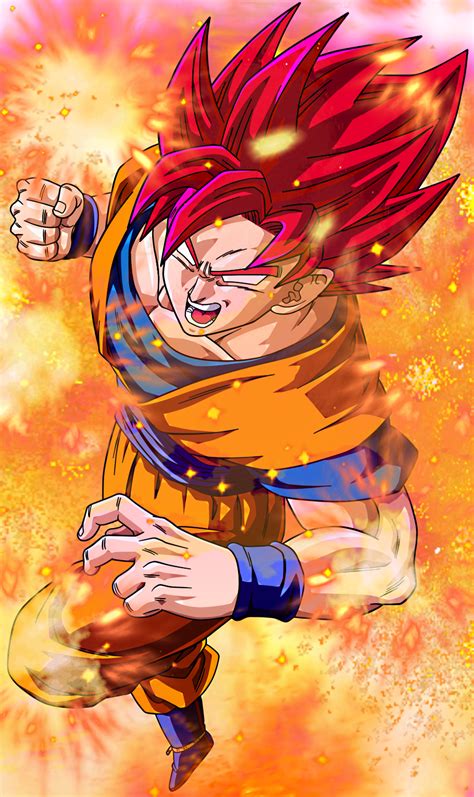 Images For > Goku Super Saiyan God