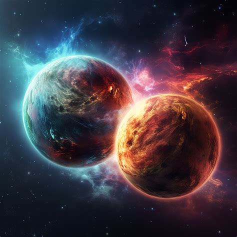 Planets Colliding