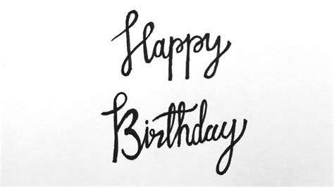 Happy Birthday Fancy Writing Styles