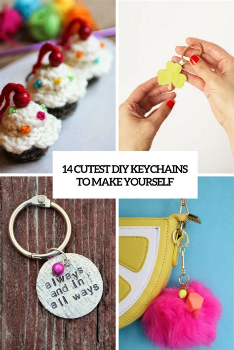 14 Cutest DIY Keychains To Make Yourself - Shelterness