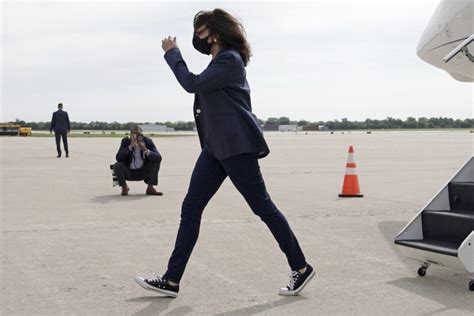 Kamala Harris' Chuck Taylor sneakers reflect the times | Datebook