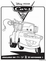 Disney Cars 2 Mater Coloring Pages  Cartoons Free sketch template