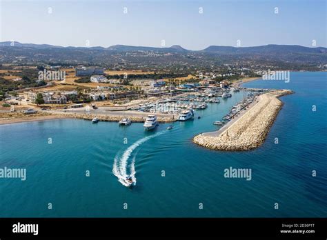 Aerial view of Latchi harbour and marina, Latchi, Cyprus Stock Photo - Alamy