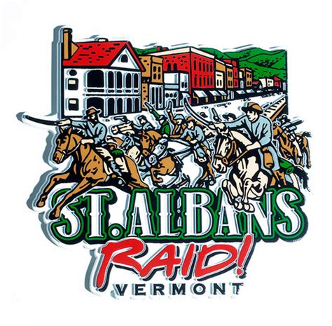 St Albans Raid, Civil War - St. Albans, Vermont Refrigerator Magnets