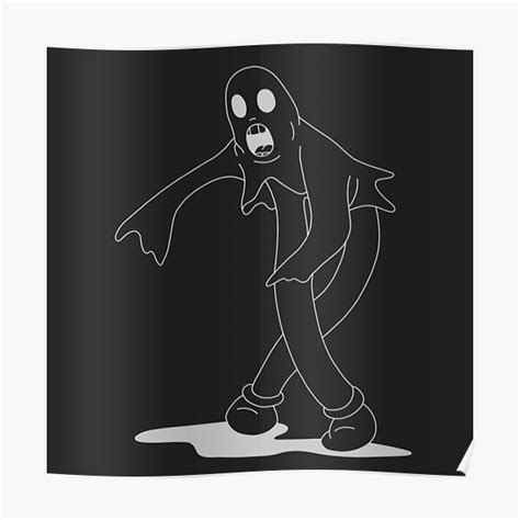 "Old Cartoon Ghost" Poster by Bleachie | Redbubble