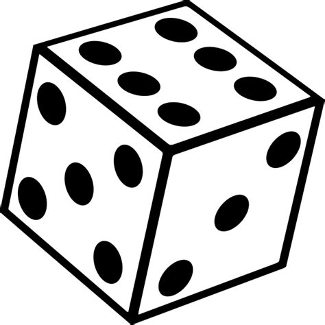 Six sided dice too | Free SVG