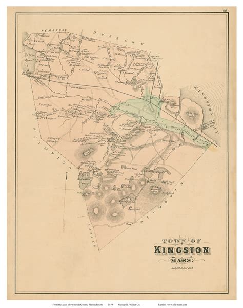 Old Maps of Plymouth County, MA