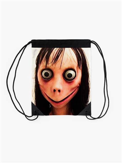 "Momo (Creepypasta)" Drawstring Bag by thecryptkeeper | Redbubble