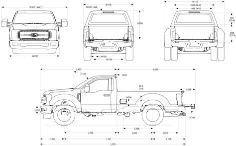 F 150 Truck Dimensions