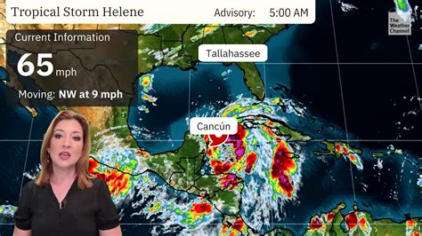 Tropical Storm Helene Continues To Strengthen - Videos from The Weather ...