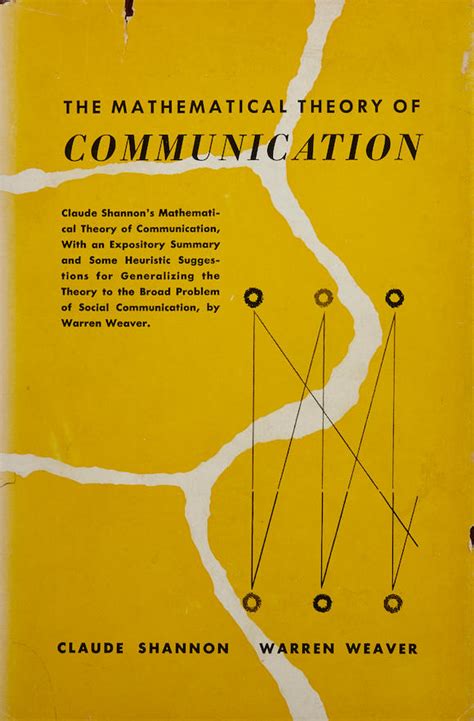 Bonhams : SHANNON, CLAUDE E. & WARREN WEAVER. The Mathematical Theory of Communication. Urbana ...