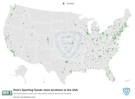 Number of Dick's Sporting Goods locations in the USA in 2024 | ScrapeHero