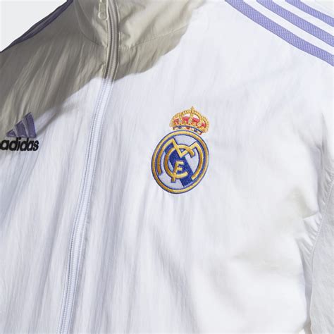 Real Madrid Anthem Jacket - White - Football Shirt Culture - Latest Football Kit News and More